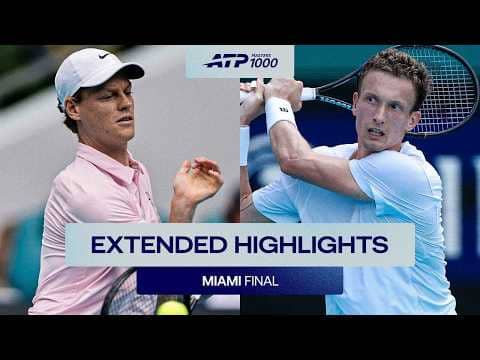 Sinner wins Miami 2026 crown to complete Sunshine Double