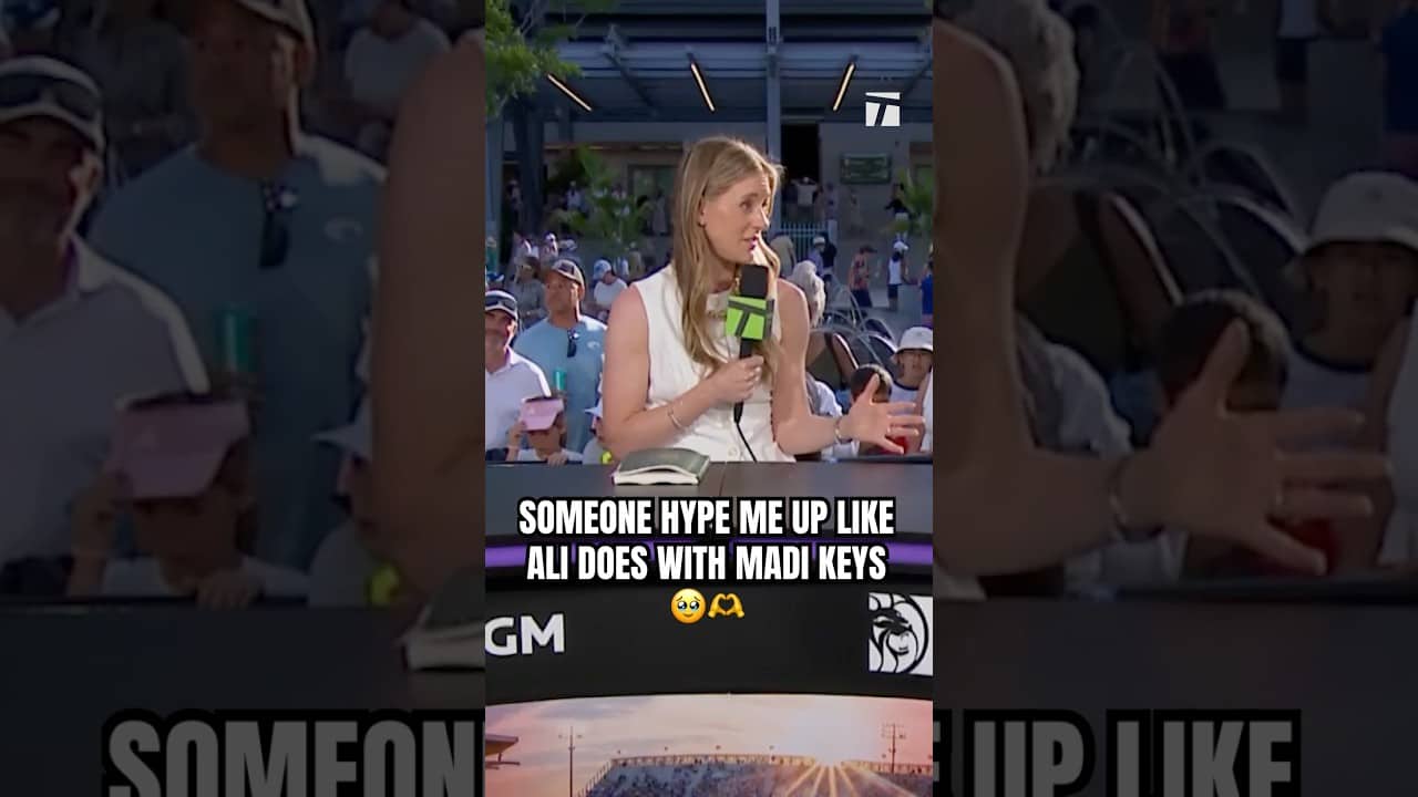 That friend who hypes you up 🫶 #charlestonopen #madisonkeys