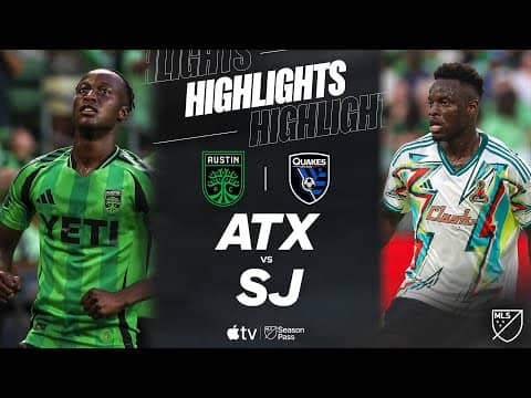 Austin FC vs. San Jose Earthquakes | Full Match Highlights