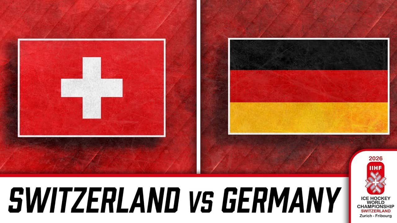 LIVE: Switzerland vs Germany at the 2026 IIHF World Championship 🇨🇭🇩🇪🏒