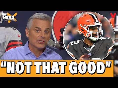 Colin Cowherd's PREDICTIONS for Shedeur Sanders' FIRST START in Browns vs. Raiders | THE HERD NFL