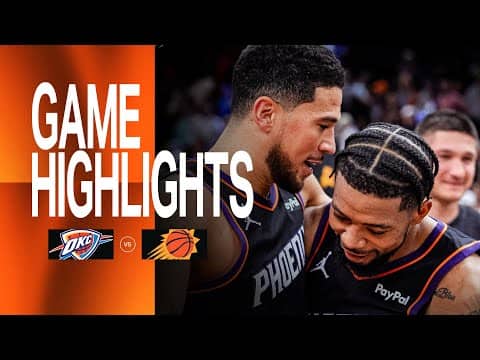 Devin Booker Hits Game Winner As Phoenix Suns Take Down Oklahoma City Thunder | 1-4-25