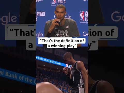 Wemby talks Luke Kornet’s block