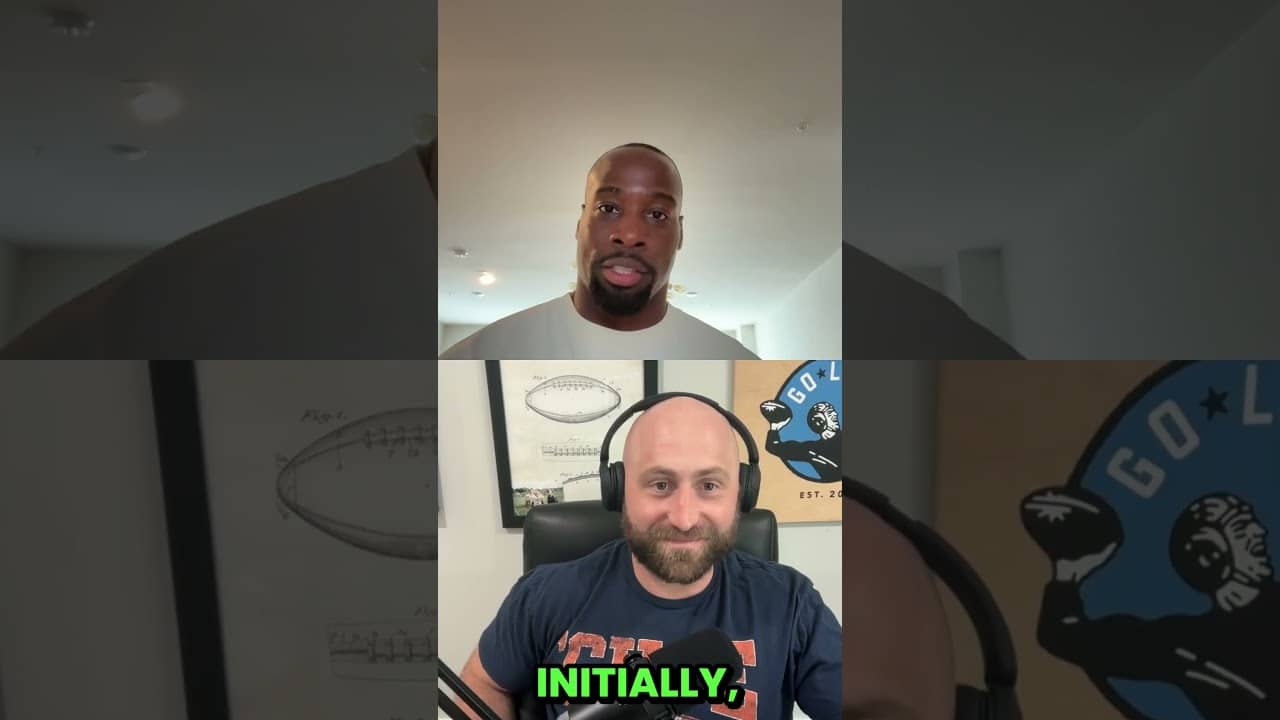 Moment Chris Manhertz knew he made it? When he blocked Mario Williams...