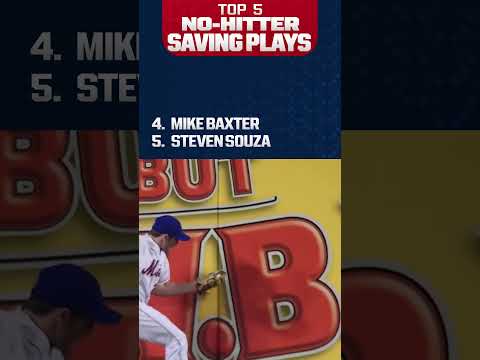 The GREATEST no-hitter savings catches EVER!