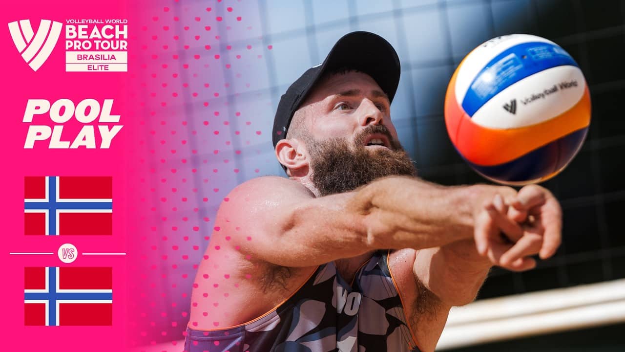 Mol, A./Sørum, C. vs. Mol, H./Berntsen - Pool Play Highlights | Brasilia 2026 #BeachProTour