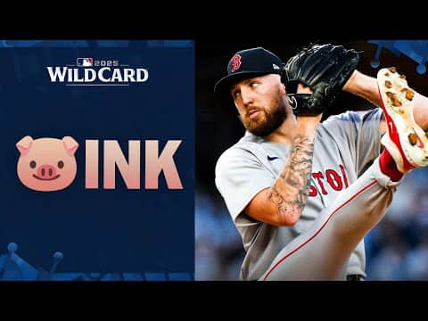 ELEVEN strikeouts for Garrett Crochet in his Postseason debut! (117 pitches for the Red Sox ace!) 🐷