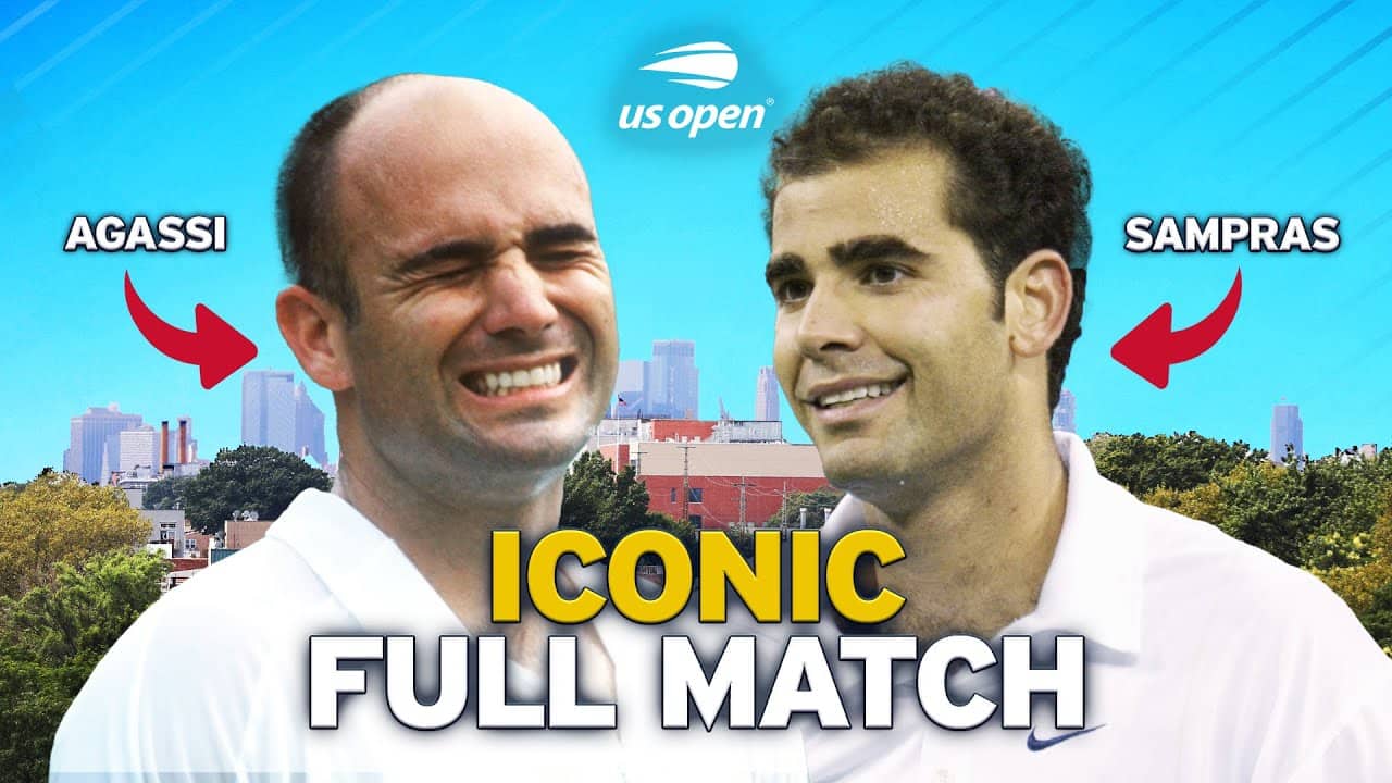 4 Sets NO Break of Serve! | Andre Agassi vs. Pete Sampras Iconic Full Match | 2001 US Open QF