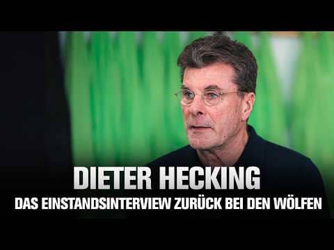 „Stabilisieren und aufbauen!“ - Dieter Hecking | Erstes Interview als neuer Cheftrainer der Wölfe 🐺