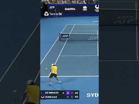 Hurkacz Wins Thrilling Second Set vs de Minaur 🤯