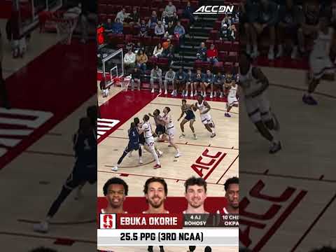 3rd in the NCAA in scoring? Only a freshman? Ebuka Okorie. Remember the name. 👀 #ACCBasketball #CBB