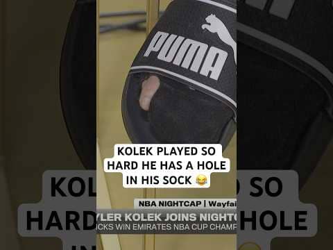 Tyler Kolek can buy a bunch of new socks now 😂💰