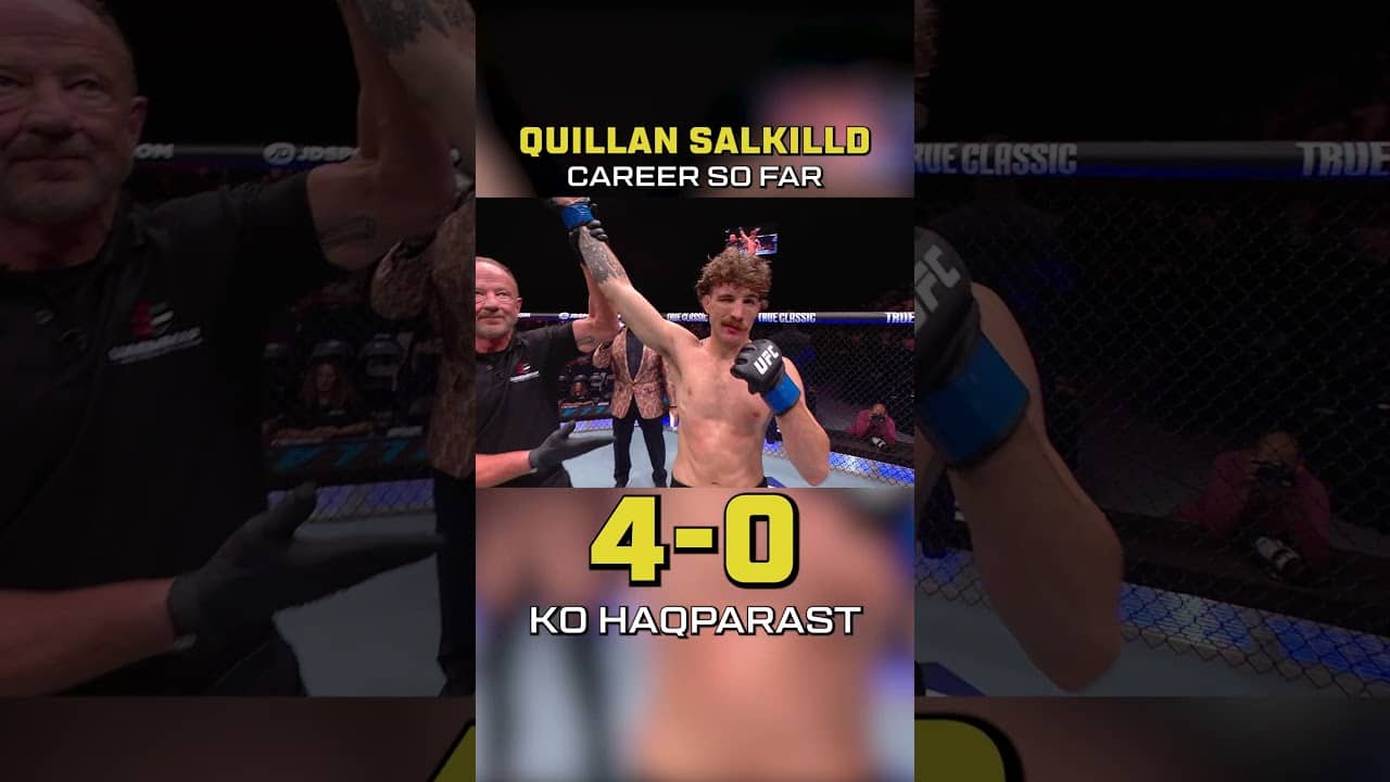 Quillan Salkilld Career So Far #ufcperth