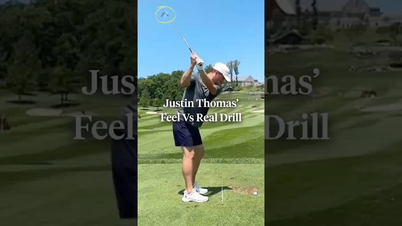 Justin Thomas’ feel vs real drill can help you make a swing change. 🙌