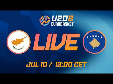 LIVE - Cyprus v Kosovo | FIBA U20 EuroBasket 2026 Division B | Group Phase