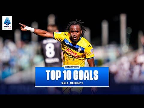 Serie A Top 10 Goals of Matchday 11 - 2024/25 | Lautaro Martínez, Matìas Soulè | CBS Sports Golazo