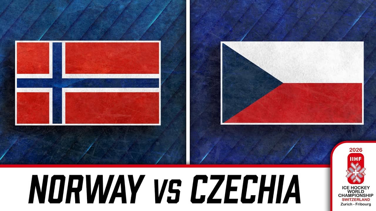 Watch Norway vs Czechia at the 2026 IIHF World Championship 🇳🇴🇨🇿🏒