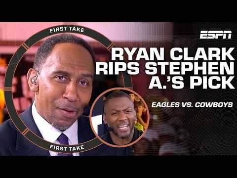 Ryan Clark CRITICIZES Stephen A. for his Cowboys-Eagles pick 👀 ‘He hates Philadelphia’ | First Take
