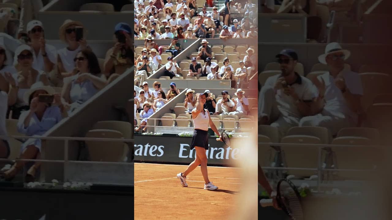 That's how you end a match 💪 #RolandGarros