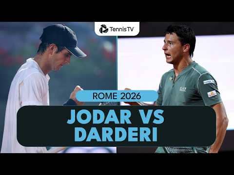 Insane Late-Night Marathon Match 🥵 | Rafa Jodar vs Luciano Darderi Rome 2026 Highlights