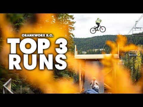 Top 3 Slopestyle Runs from SilverStar | Crankworx British Columbia 2021