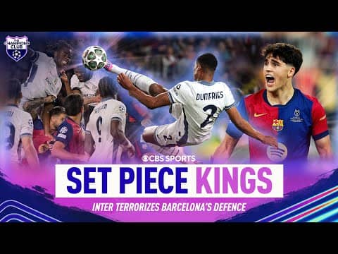 Inter Milan set piece MAGIC ✨, but was it enough vs Barcelona in UCL SF Leg 1? 🧐 | Champions Club