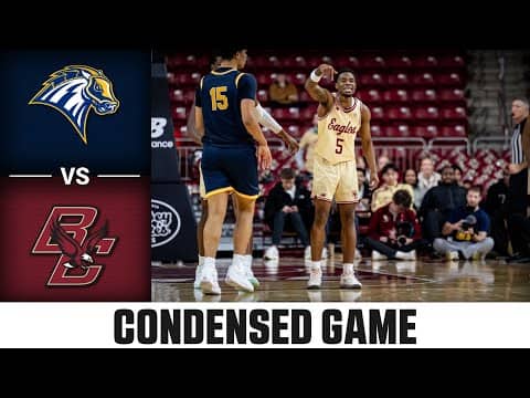 New Haven vs. Boston College Condensed Game | 2025-26 ACC Men’s Basketball