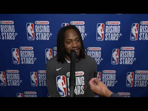 Press Conference by Tristen Newton - Rising Stars Practice