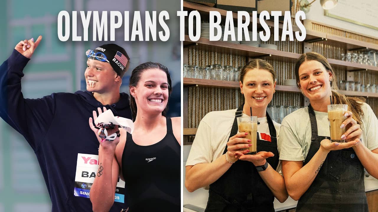 Olympians Become Baristas For a Day