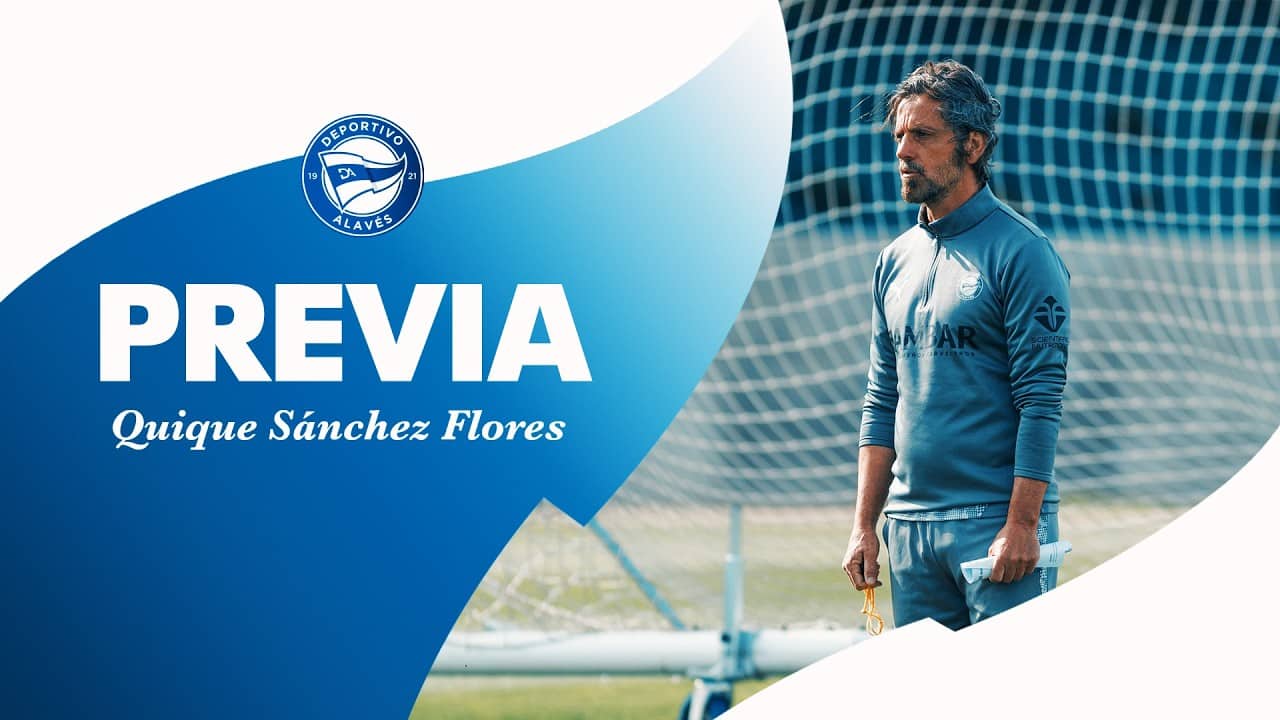 Quique Sánchez Flores: "Estamos de pie y compitiendo bien". | Deportivo Alavés