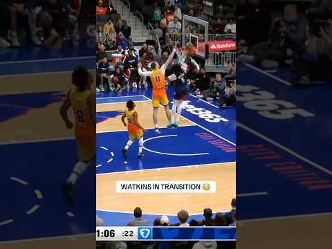 Jamir Watkins punishes the rim 😤