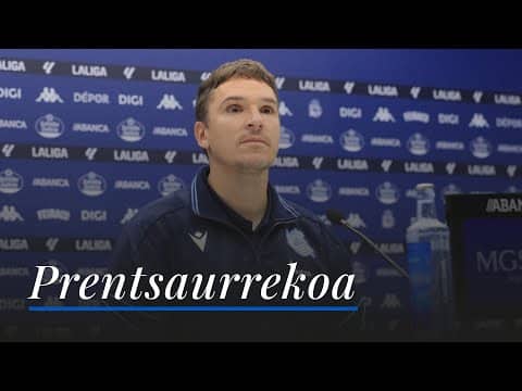 POSPARTIDO | Ansotegi: “Hemos estado más acertados” | RC Deportivo 0-3 Sanse | Real Sociedad