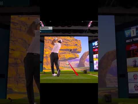 Xander Schauffele and Billy Horschel both drilled the rock on the TGL Stinger hole 😂