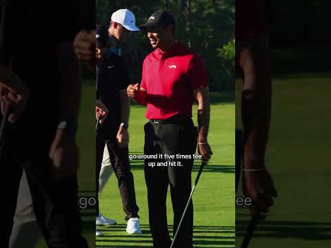 Tiger Woods decided to put Collin Morikawa into a spin cycle before using his driver. 😂