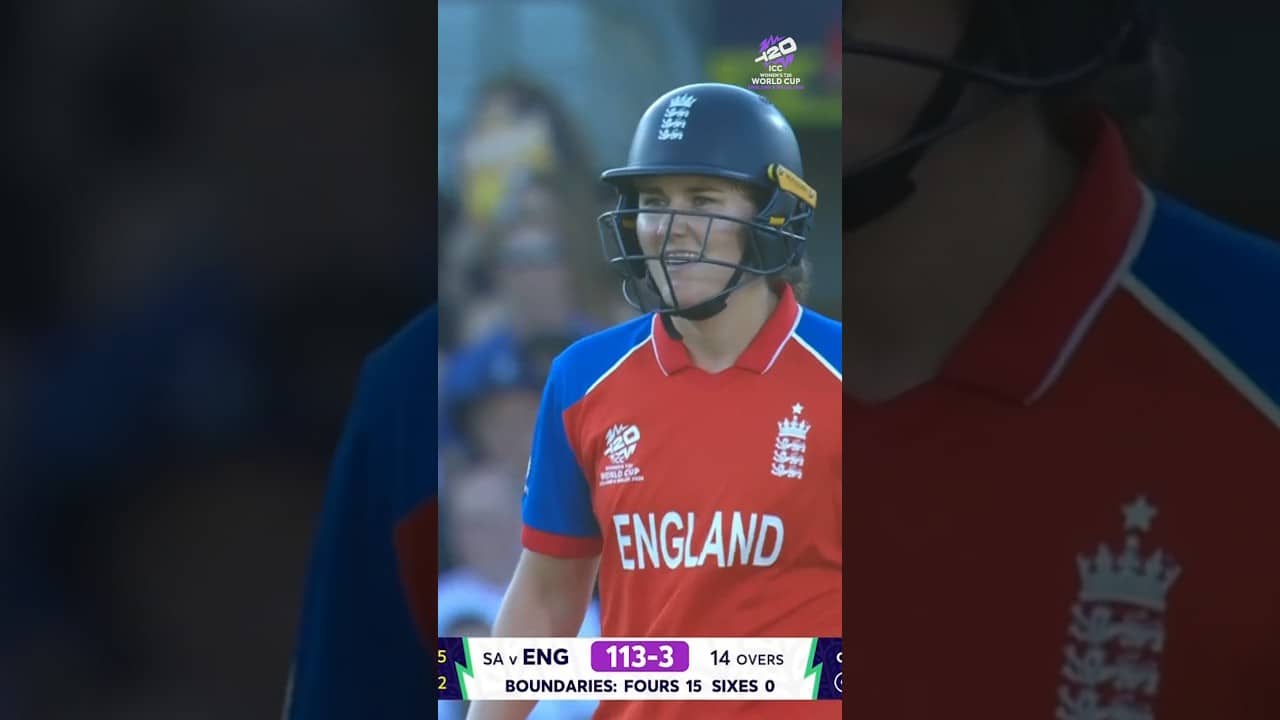 Nat Sciver-Brunt's captain's knock takes England into the #T20WorldCup Final 💪