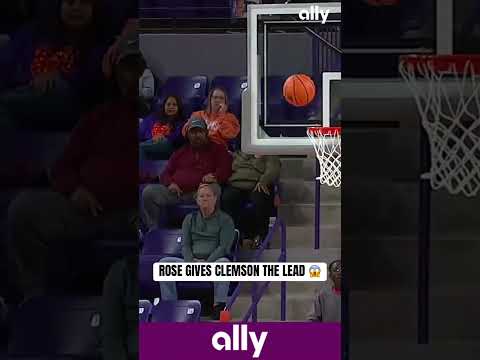 Rachael Rose delivered the go-ahead bucket for Clemson in a 2OT THRILLER win 🔥 @ally #wbb #cbb