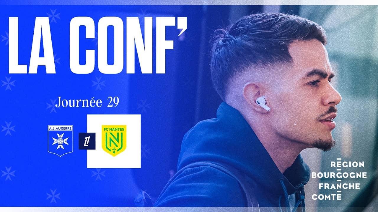 J29 - La conférence de presse de Christophe Pelissier et Romain Faivre avant AJA-Nantes