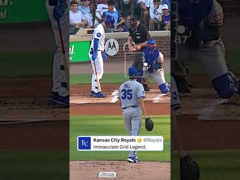 45-year-old Rich Hill records his first strikeout with the Royals (his 14th team)!