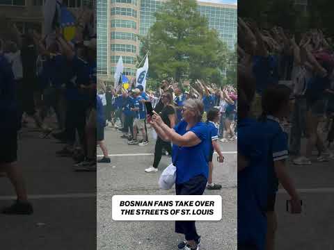 From Sarajevo to St. Louis, Bosnia & Herzegovina fans know how to bring the energy 🇧🇦