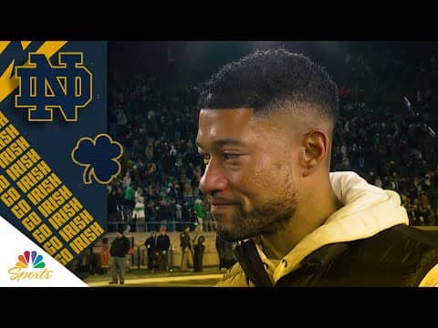Marcus Freeman, Notre Dame maintain standard in blowout win over Syracuse | NBC Sports