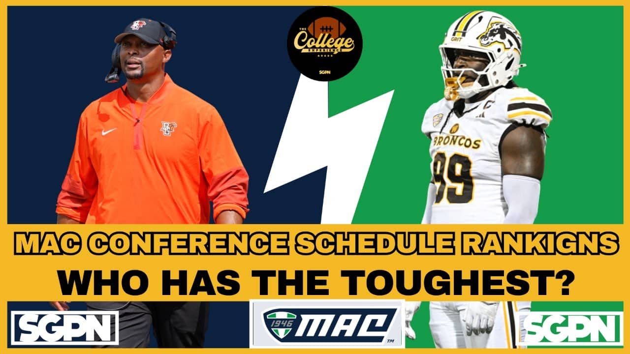 MAC CONFERENCE SCHEDULE RANKINGS 2026 | The College Football Experience