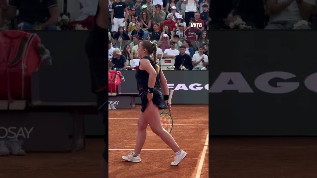 Ostapenko digs DEEP 🪏 #WTA #JelenaOstapenko #MatchPoint #Tennis #IBI26