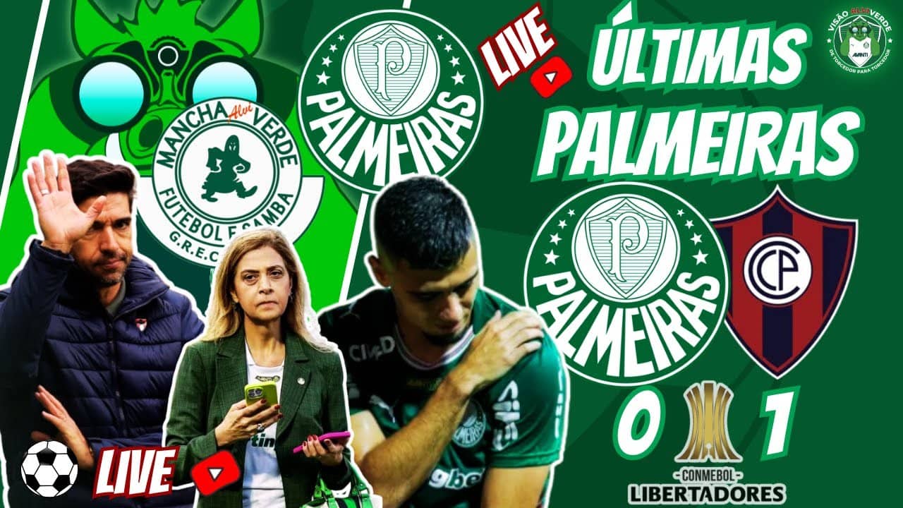 🚨#AOVIVO-PEGA A VISÃO: PÓS-JOGO PALMEIRAS 0X1 CERRO | DERROTA EM CASA | MANCHA | NOTÍCIAS DO VERDÃO
