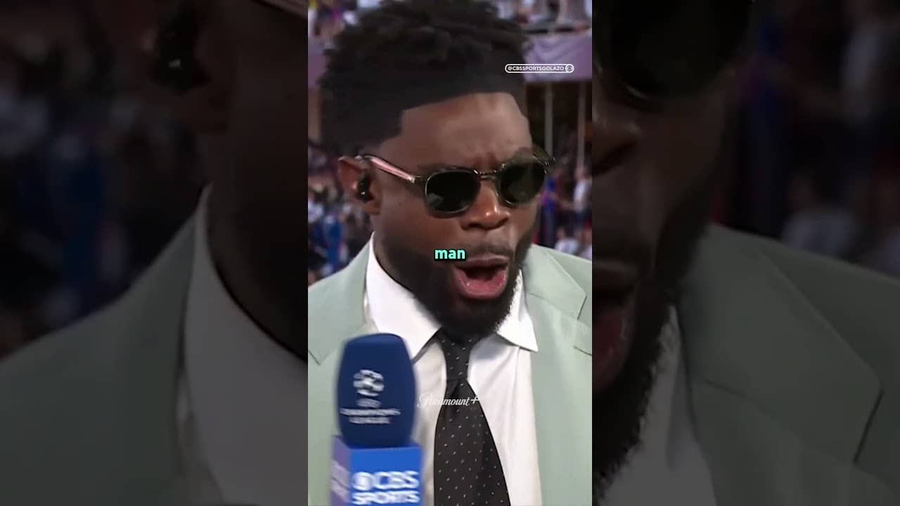 The perfect finish to this season's #UCLToday for Micah 🫶 #UCLFinal #PSGvsArsenal #ChampionsLeague