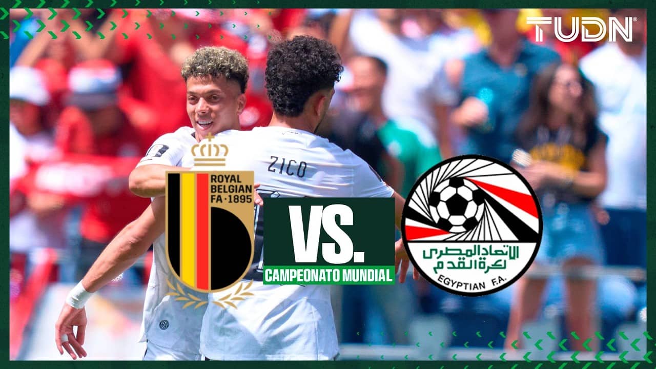 LO MEJOR: Bélgica vs Egipto primer tiempo |TUDN