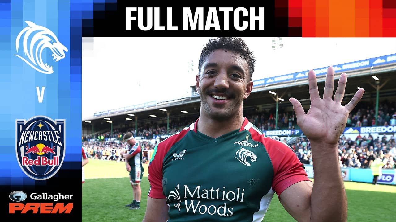 FULL MATCH: Leicester Tigers v Newcastle Red Bulls | Gallagher PREM 25/26 | Round 13