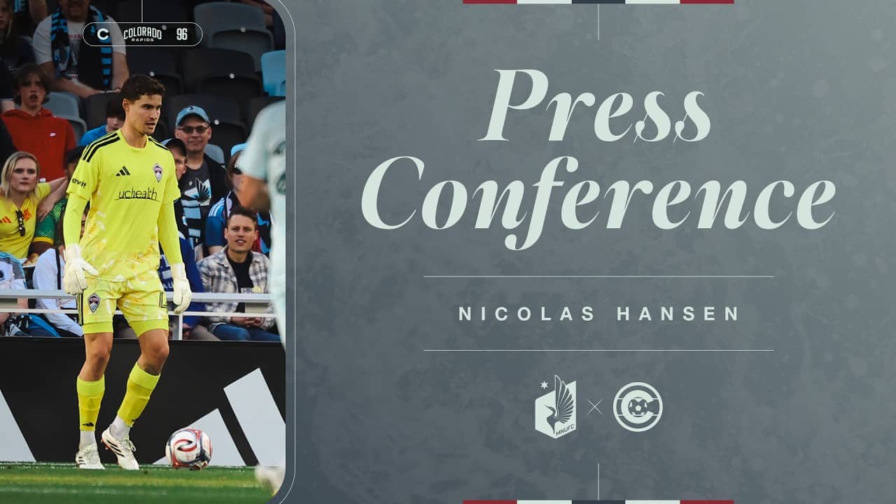 Press Conference | Nico Hansen on shutout victory over Minnesota United FC