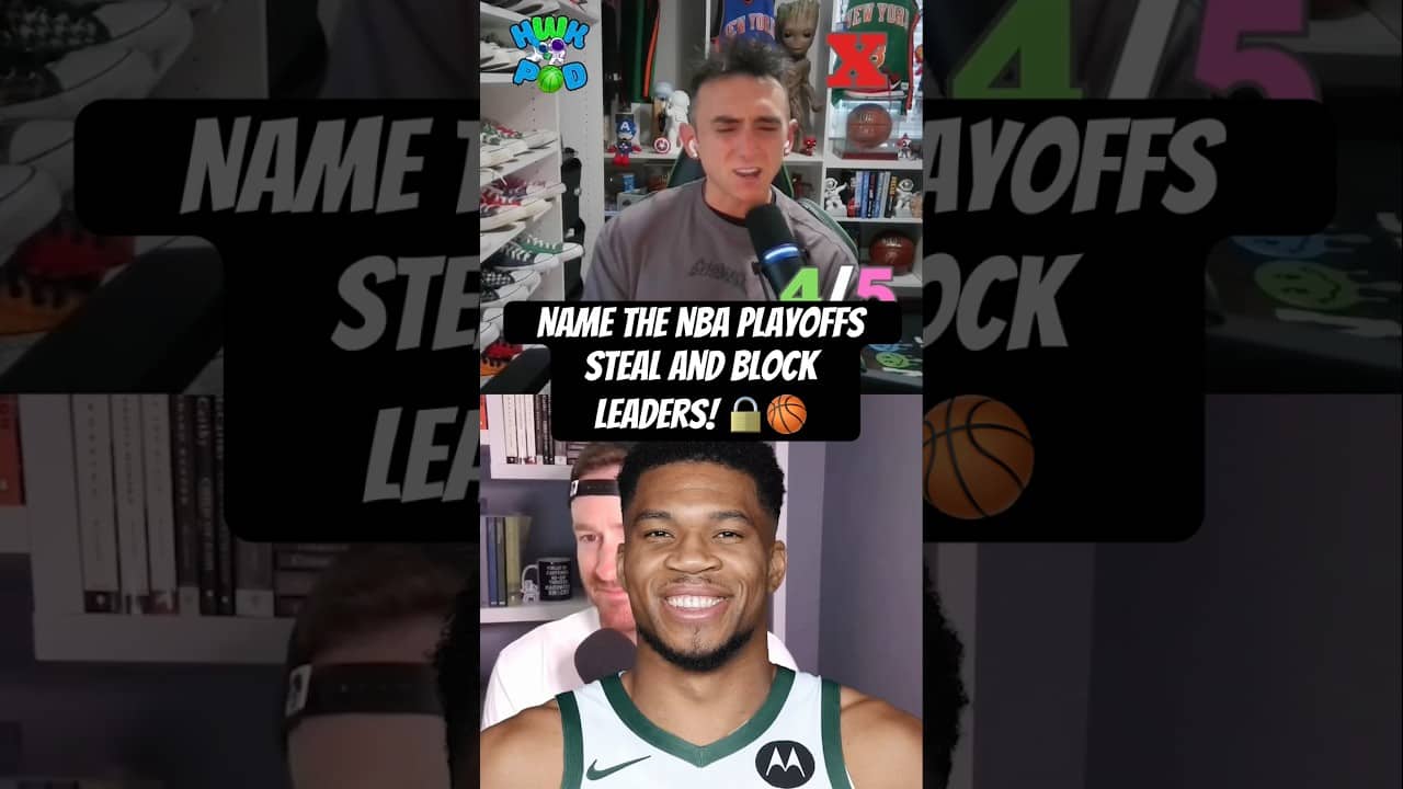 Name The NBA Playoffs Steal And Block Leaders 🔒🏀
