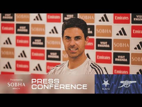Is Gyökeres fit to play? l PRESS CONFERENCE | Mikel Arteta on Slavia Prague | UCL