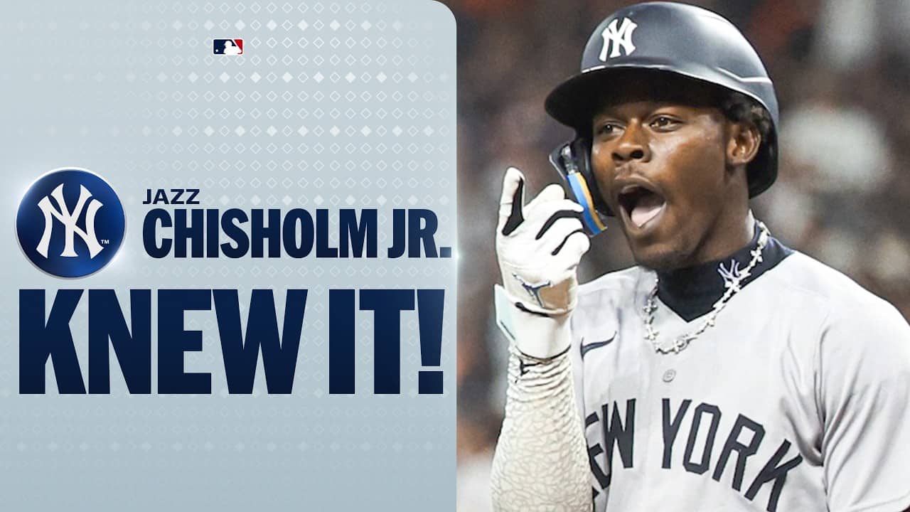 Jazz Chisholm Jr. knew he homered for the second straight night! πͺ | MLB Highlights